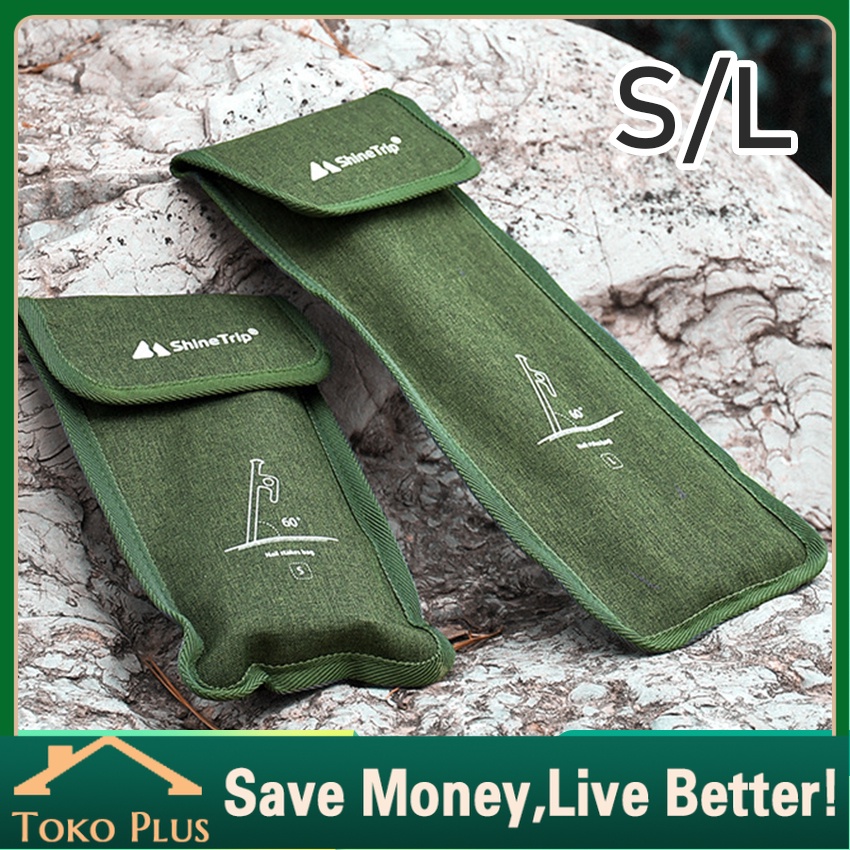 Kantong Tas Pasak Tenda Camping Tempat Penyimpanan Pasak Tenda 20cm/30cm