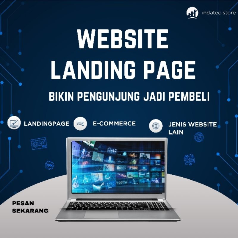 JASA PEMBUATAN  WEBSITE LANDING PAGE Toko Online |website sekolah |HTML |