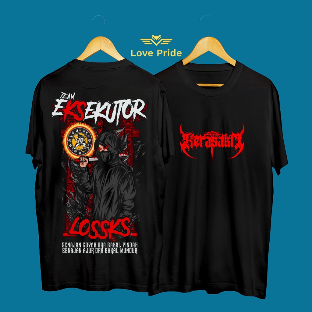 Kaos Tshirt Baju Distro Pencak Silat IKSPI Kera Sakti Team Eksekutor Lossks Premium Terbaru