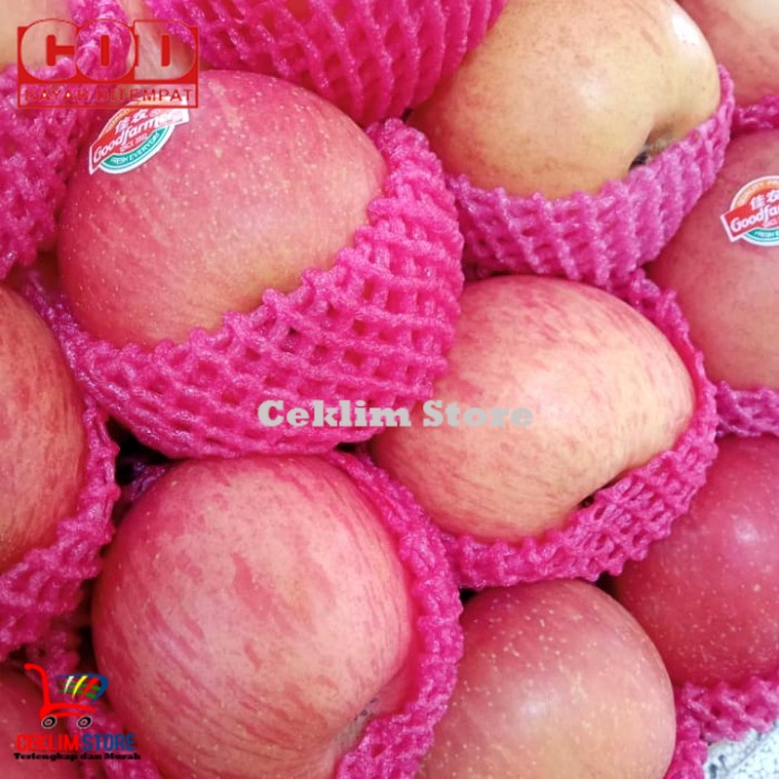 KIRIM INSTAN APEL FUJI FRESH/ BUAH APEL FUJI SEGAR (BUAH CURAH) 1 kg