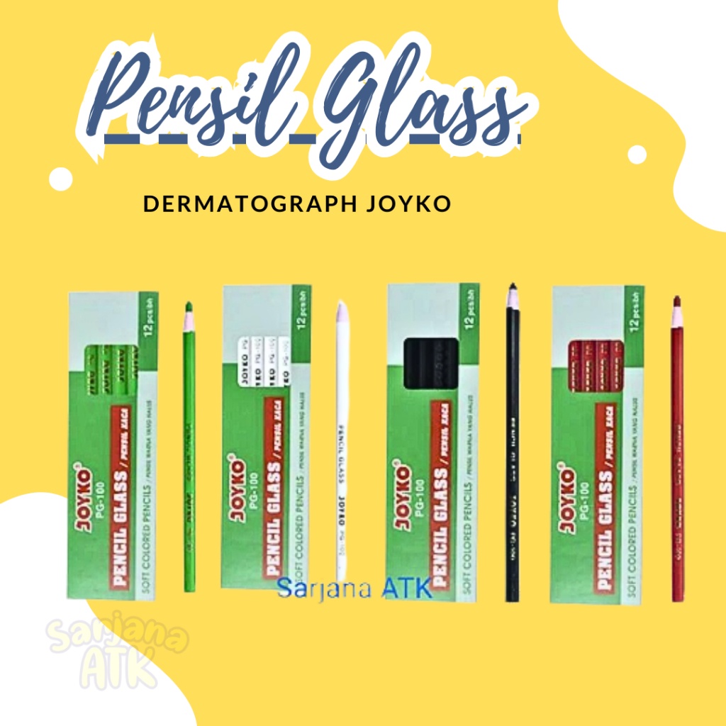 

Pensil Glass Kaca Dermatograph Joyko
