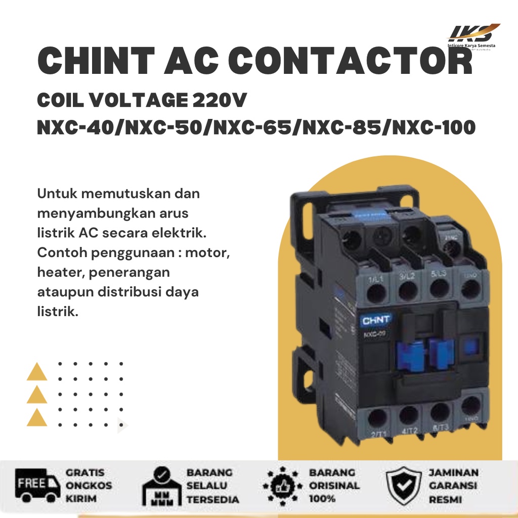 CHINT AC Contactor NXC-40  NXC-50  NXC-65 NXC-85  NXC-100