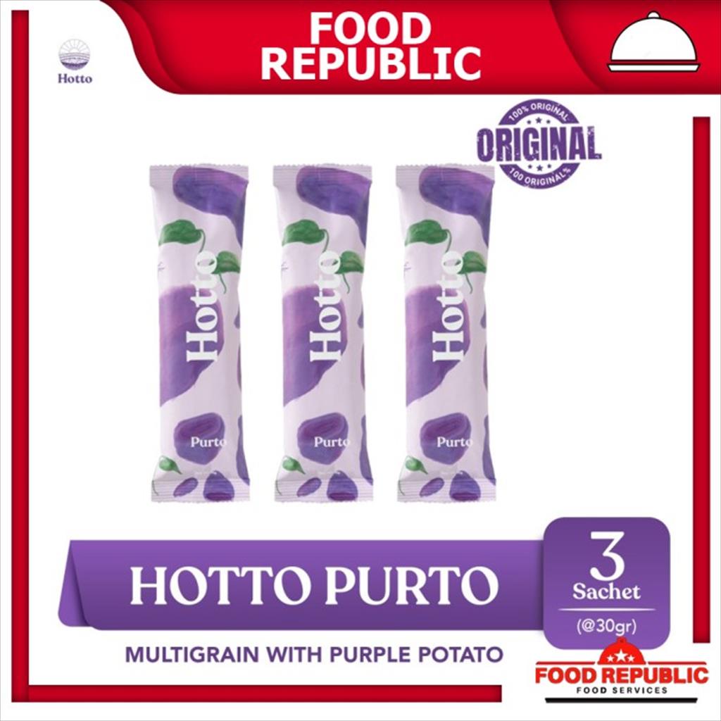 

Hotto Purto 3 Sachet x 30 gr Multigrain Oat With Purple Potato