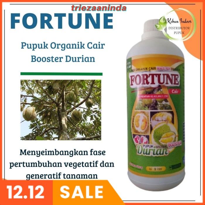 Booster Durian Pupuk Cair Cepat Berbuah, Pupuk Durian Montong TERBAIK