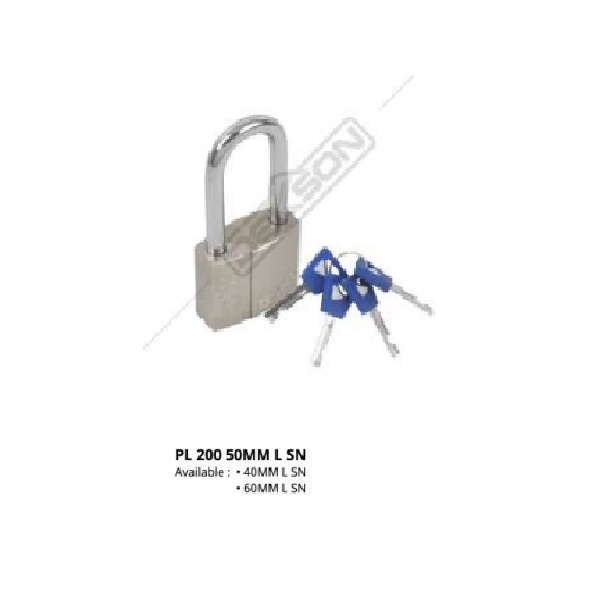 TERPERCAYA Padlock DEKKSON PL 200 60MM L SN / Gembok Dekkson