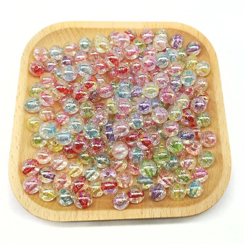 COD Manik manik Mote Akrilik Manik Ice Retak Mote Kristal Kaca Bahan Kerajinan