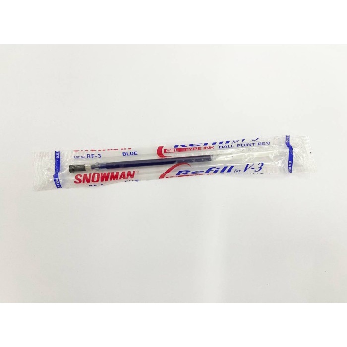 

Isi Ballpoint / Refill Snowman V3 0.5mm Tinta Biru
