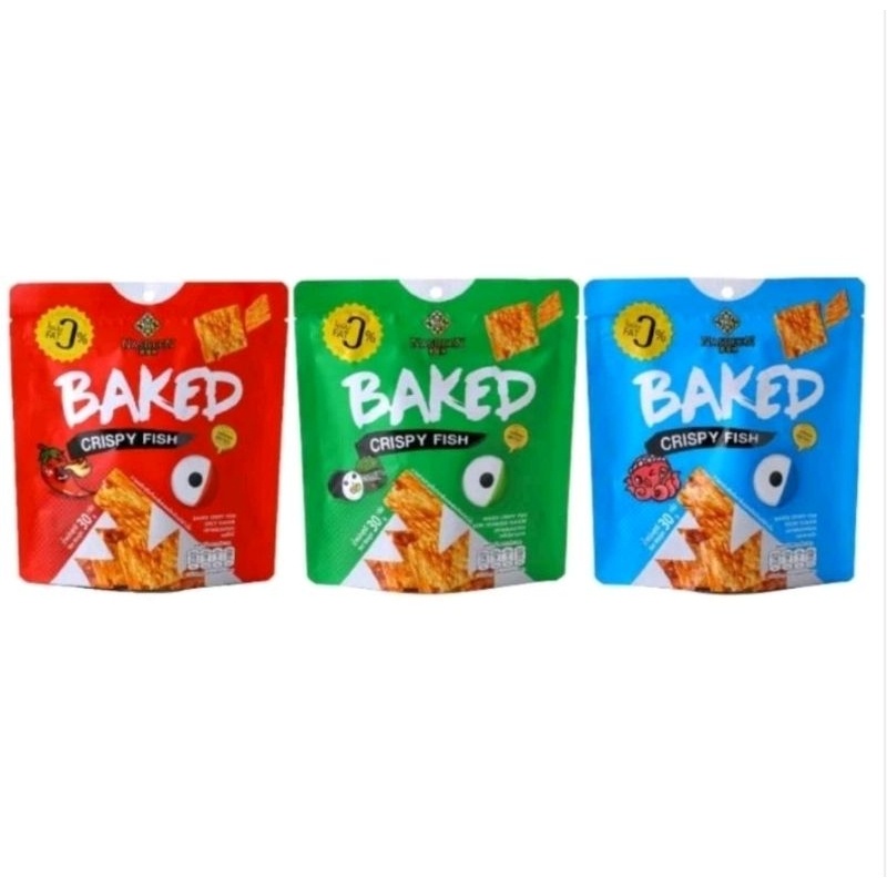 

HALAL Nasreen Baked Crispy Fish Snack Cemilan Thailand Enak Kerupuk Ikan Garing