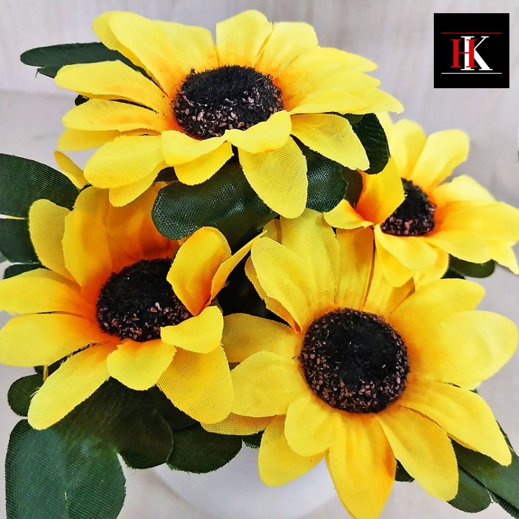HK / COD / BUNGA / BUNGA HIAS / BUNGA PLASTIK / BUNGA HIAS PLASTIK / BUNGA MATAHARI