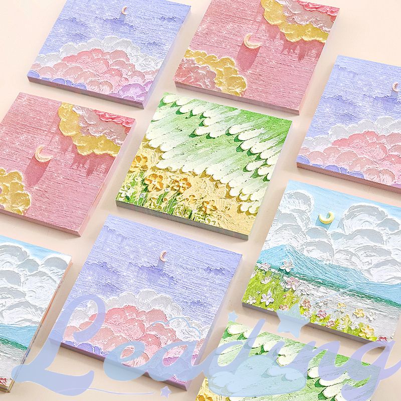 

Lansekap Notes StickerGirl Heart Memo PaperMemo Ledger TanganN-Times Sticker-Le