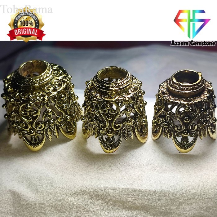 

Cincin Ring Mendak Keris Tajong Melayu Besar Logam Coin Alpaka - 1 antik
