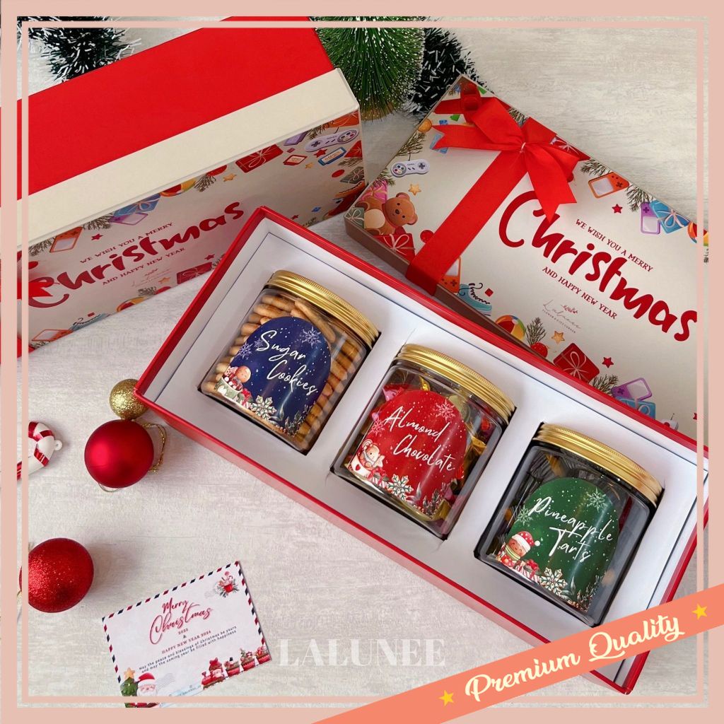 

Hampers Valentine Natal Merry Christmas Tahun Baru Murah Souvenir Gift Box / Christmas Hampers Premium - Hampers Natal Isi Kue dan Coklat Natal - Kado Coklat Natal - Souvenir Christmas Cookies