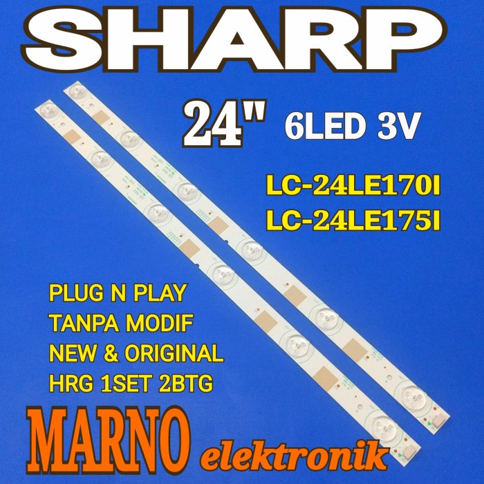 BL BACKLIGHT LED TV SHARP LC-24LE175I LC-24LE1751 LC 24LE175I 24LE1751 PART TOOL ELECTRO