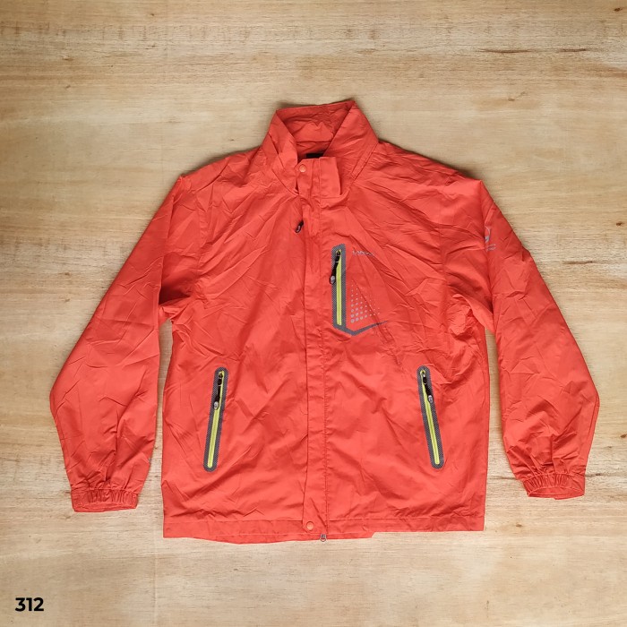 jaket gunung Landas sport oranye no hodie