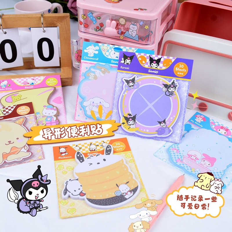 

17. Sticky Notes Sanrio - Sticky Notes Murah Hello Kitty My Melody Kuromi [thehanscorner]