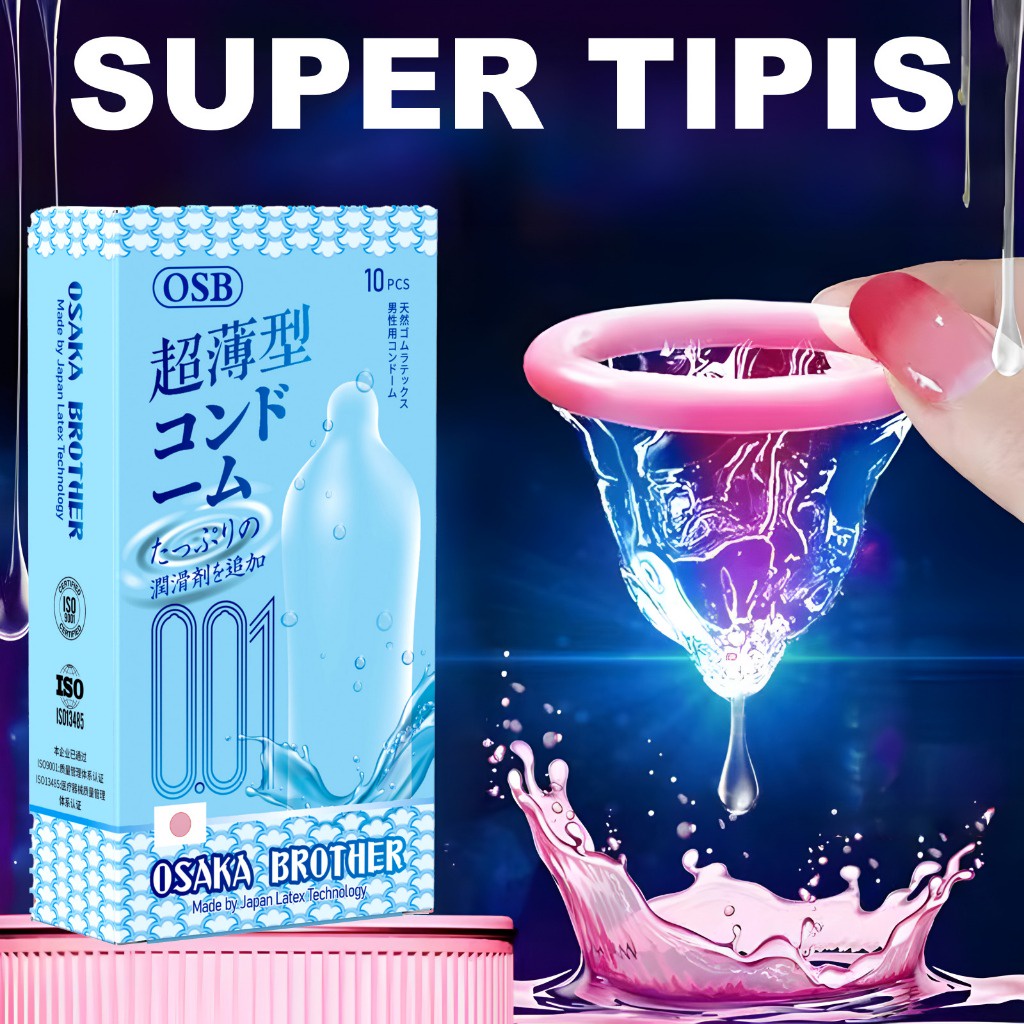 [OSB MAXHAPPY88] Kondom Super Tipis 001 Kualitas Premium - Condom Ultrathin 001 - OSB Japan Condom -