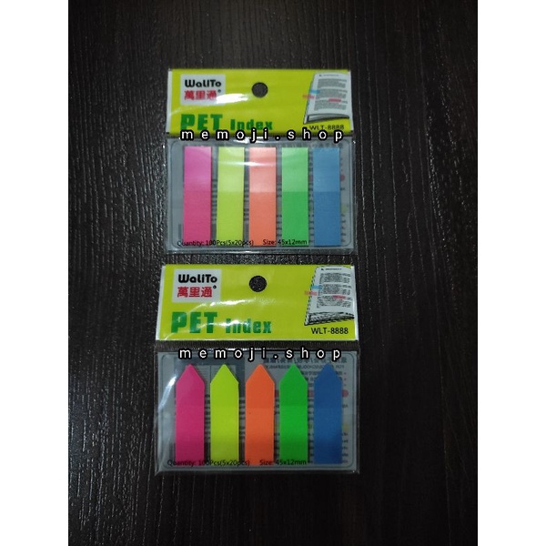 

Sticky Note Plastik 5 Warna 45x12mm 100 lembar