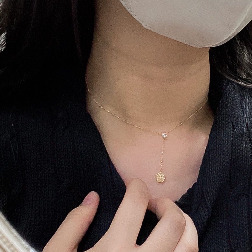 Kalung set anak dan dewasa emas asli kadar 70 16k variasi solitaire jedar aesthetic rantai mainan bu