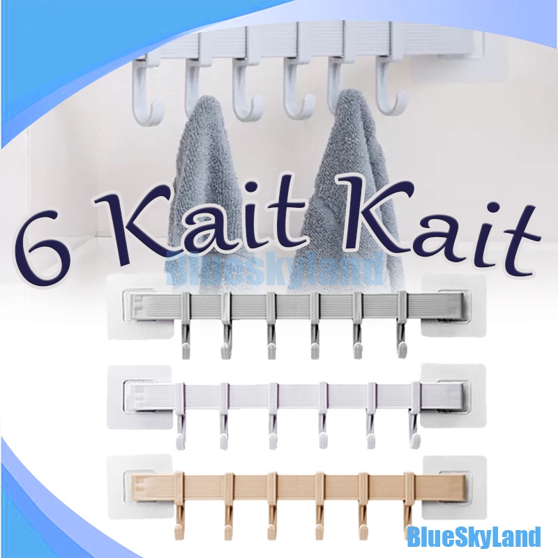 Gantungan Sudut Baju Dapur Kamar Mandi / Gantung Baju Gantungan Kamar Mandi / Gantungan Tempel Dindi