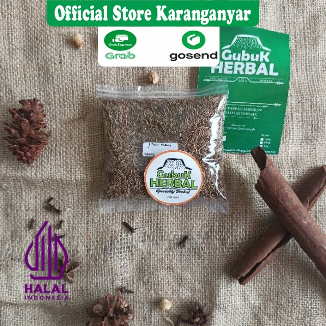 

JINTEN PUTIH KERING 100 Gram / White Cumin / Jinten Masak / MURNI EXPORT / JAMINAN MURNI / DIPETIK DARI TUMBUHAN SEGAR & DIKERINGKAN DI TEMPAT BERSIH