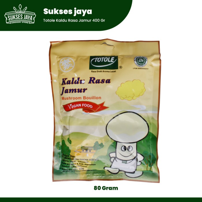 

Totole Kaldu Jamur 80 Gram Perasa non MSG