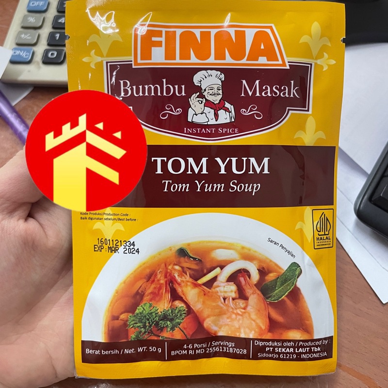 

FINNA BUMBU TOM YUM TOMYAM PASTA TOM YAM 50 GR