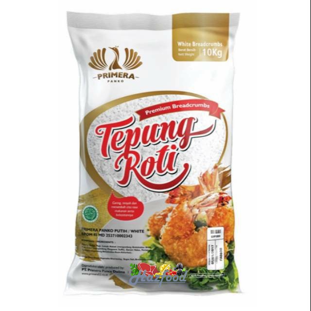 

Primera Bread Crumb Panko White | Tepung Roti warna putih - 10 Kg