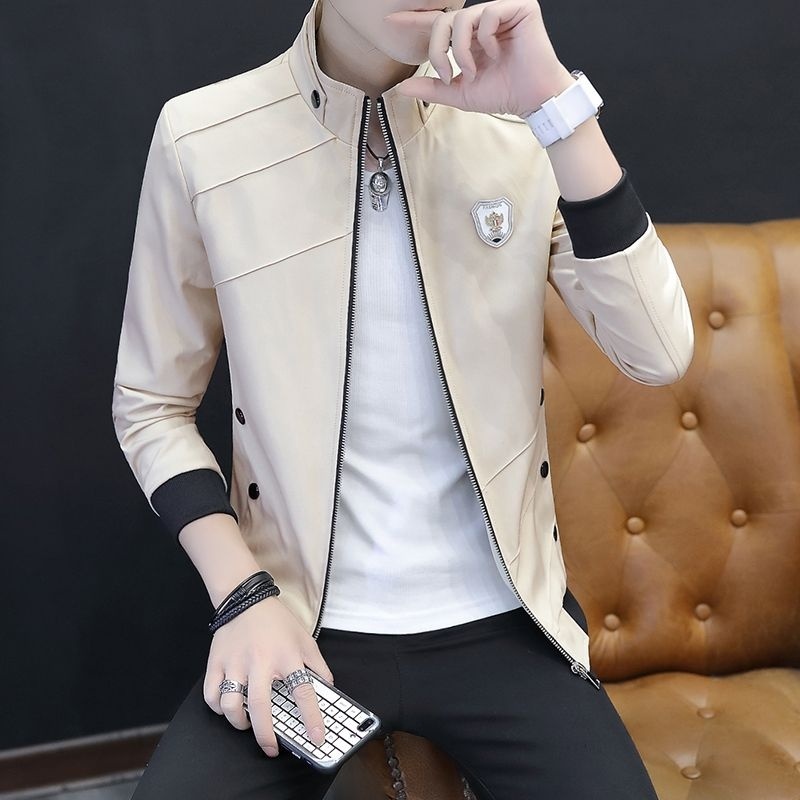 Men's new trendy casual printed jacket jacket jacket