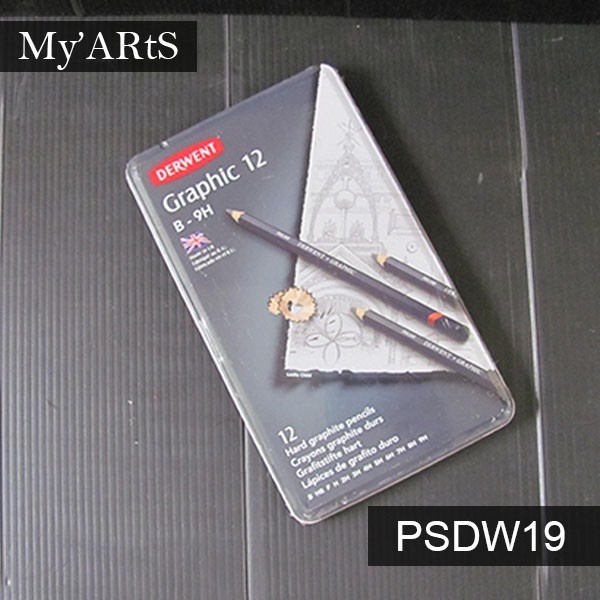 

Derwent Graphic Pencils Set 12 Tin - Pensil Sketsa Lukis Myarts
