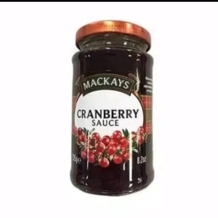 

mackays cranberry sauce kranberi saus bukan selai 8.2oz