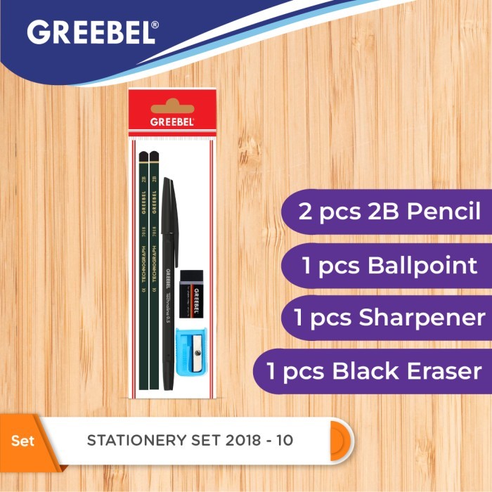 

Greebel Stationery Set 2018-10 / Paket Alat Tulis Set