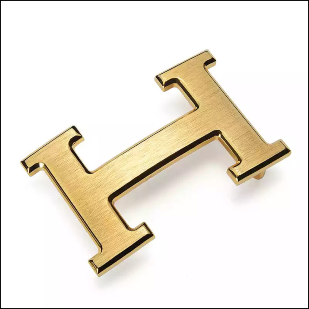 

Men's Luxury Fashion Solid Brass Belt Buckle Vintage Design Men's 4.0cm Width PU Leather Belt Accessories Solid Brass Buckles