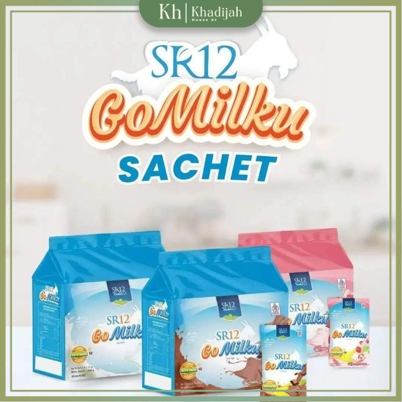 

HOK of Go Milku Sachet SR12 Susu Kambing Etawa Isi 40pcs
