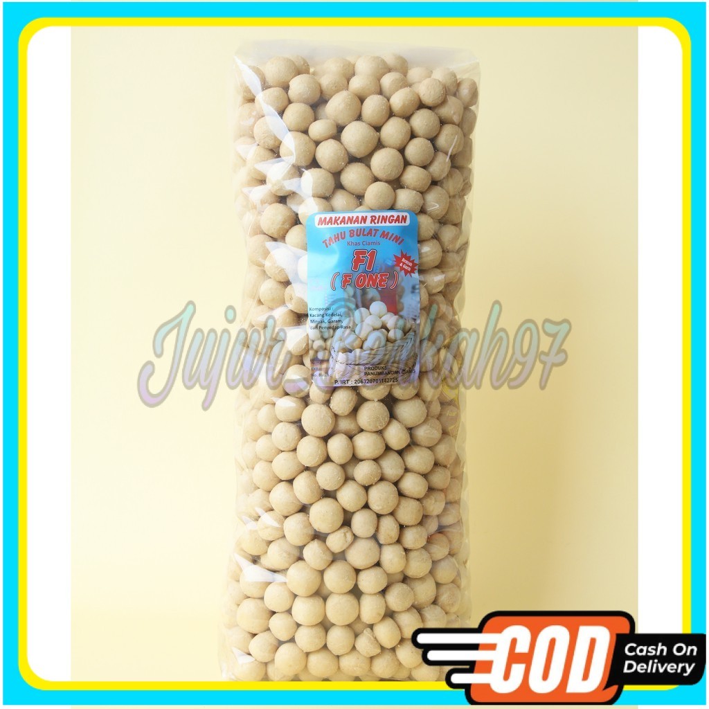 

Tahu Bulat Mini Kering F1 Ayam Bawang 1000gr (1 kg)