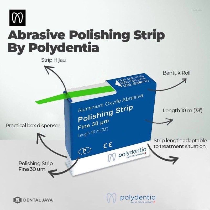 Dental Polydentia Abrasive Polishing Strip