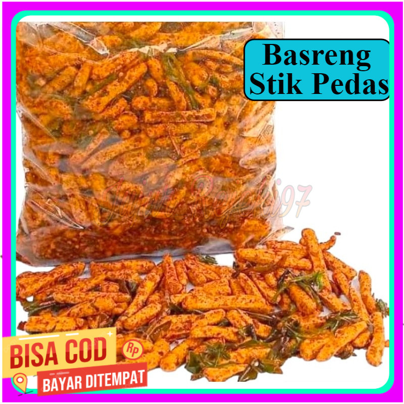 

Basreng stik viral 1kg pedas daun jeruk