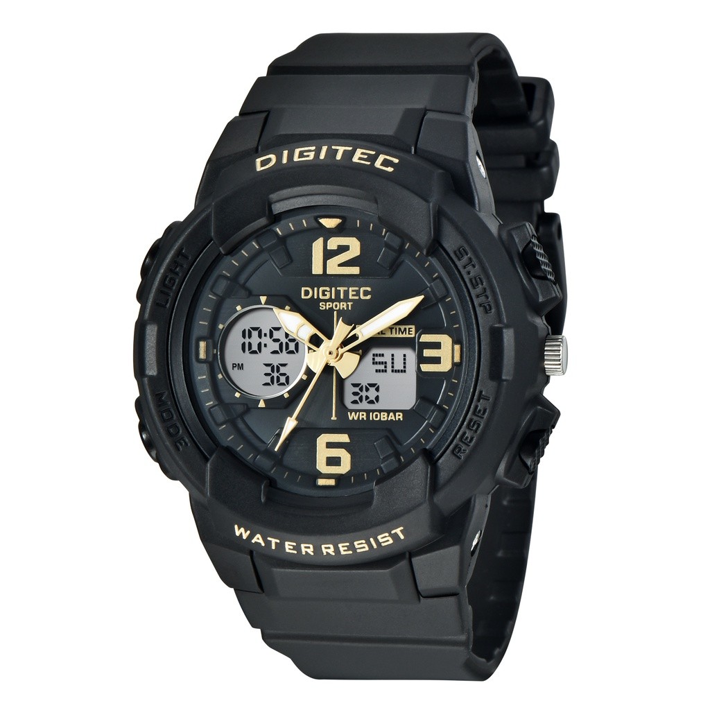 Original DIGITEC Jam Tangan Unisex BDA-4120T Water Resist 10 Bar