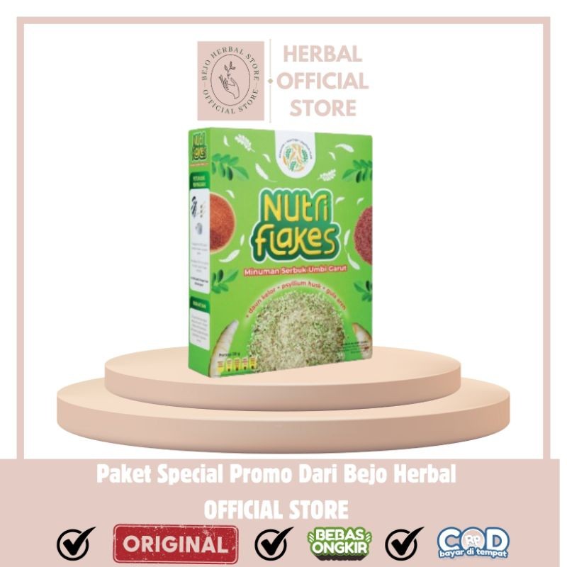 

Nutriflakes Sereal Umbi Garut Atasi Asam Lambung Terbaik