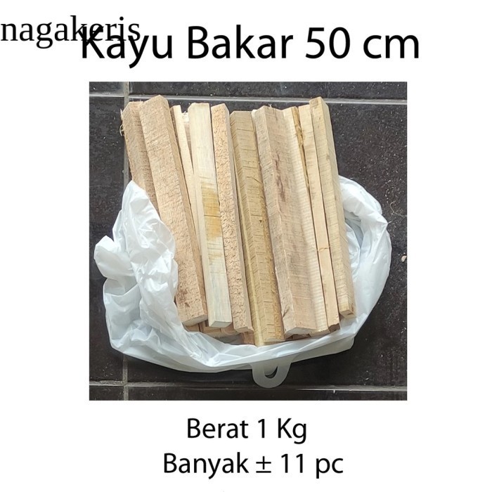 

Kayu Bakar 50 cm BBQ Api Unggun 1 kg laris