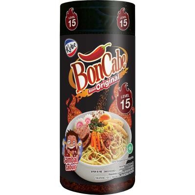 

KOBE BONCABE SAMBAL TABUR ORIGINAL LEVEL 15 ISI 45 g - BUMBU CABE PEDAS