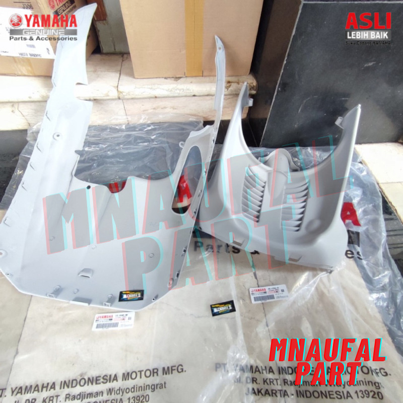 PARLONG DEK KOLONG DEK PARU MIO SPORTY SMILE WARNA ABU TERANG SILVER