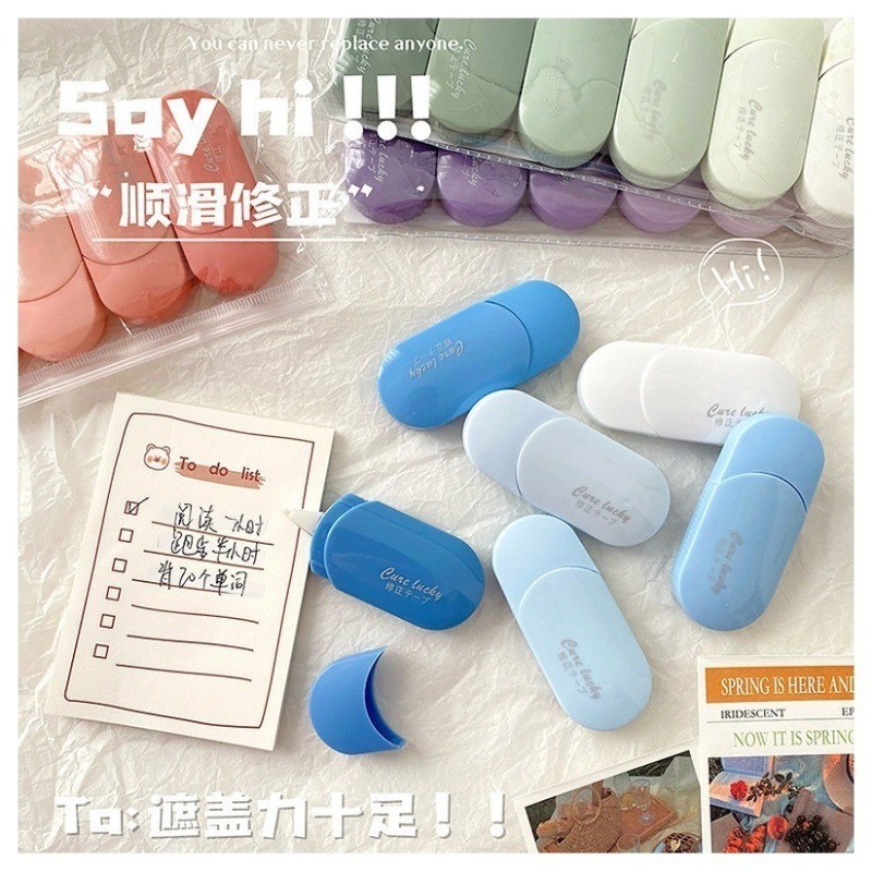 

Ay00! [COD] 6PCS Correction Tape / Tip Ex Kertas / Pita Koreksi Warna Pastel Tidak Mudah Terputus