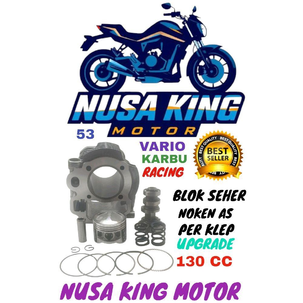 BLOK SEHER BORE UP + NOKEN AS RACING VARIO KARBU VARIO 110 Motorcycle Motor