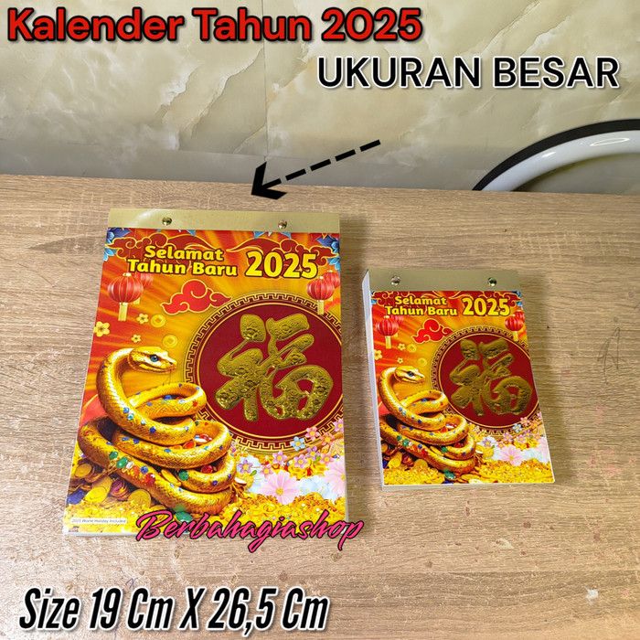 

PROMO -[Bongkar Gudang] Kalender Sobek Tahun 2025 Ukuran Besar Indonesia / Calender Robek New