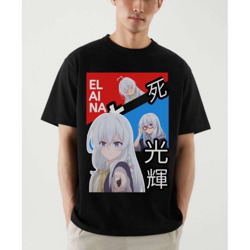 kaos anime Elaina majo no tabi cotton combat