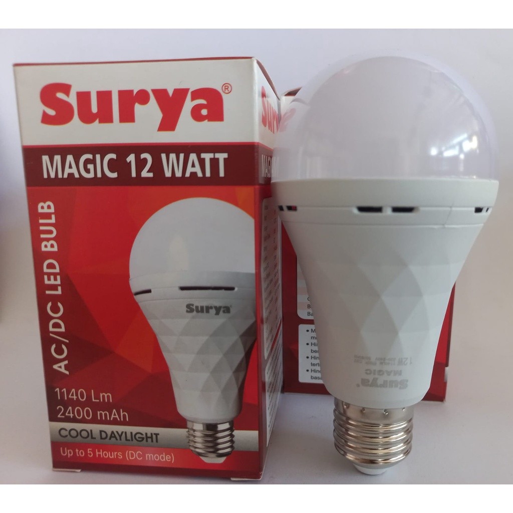 LED EMERGENCY - LAMPU PADAM SURYA 12 WATT
