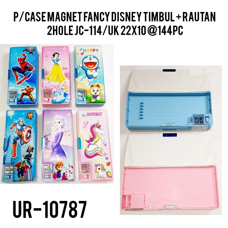 

Kotak pensil/Tempat pensil magnet fancy disney timbul +rautan 2hole JC-114