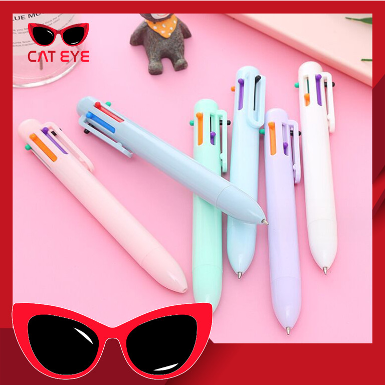 

PROMO - S5979 Pulpen Warna Mekanik Pastel Color / 6 In 1 Warna Pulpen Multicolor / Pulpen Warna Warni / Pulpen Sekolah Multicolor