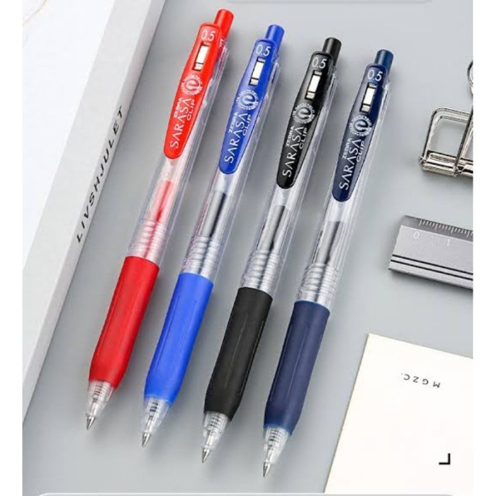 

PULPEN SARASA ZEBRA 0.5/0.7/1.0 (1PAK/12PCS) - SARASA HITAM, 0.5