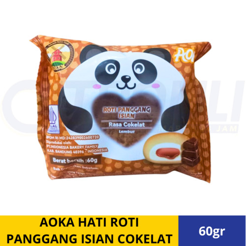 

AOKA HATI ROTI PANGGANG ISIAN COKELAT 60gr